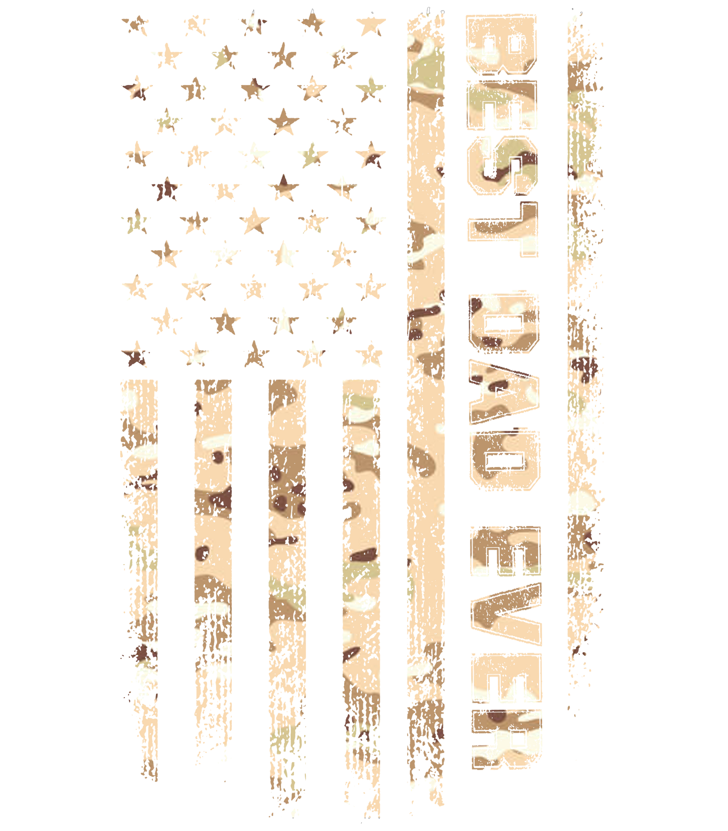 Flag Best Dad Print