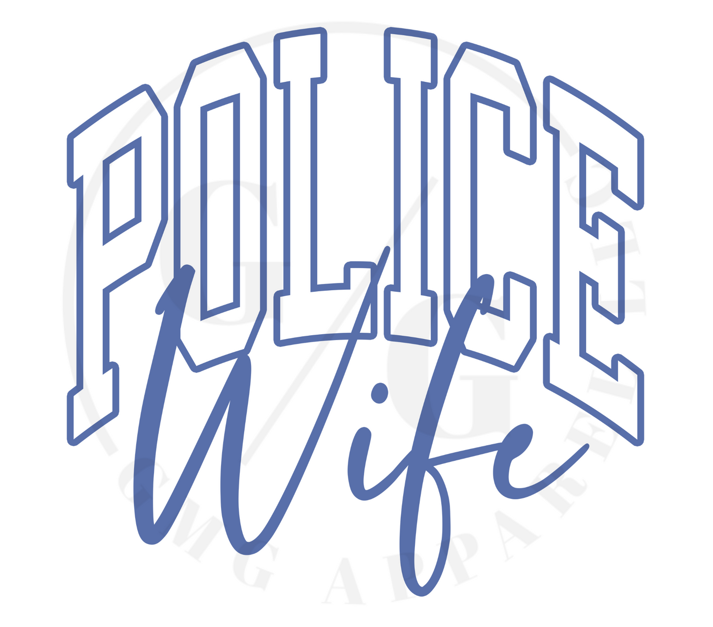 Police Wife Crewneck
