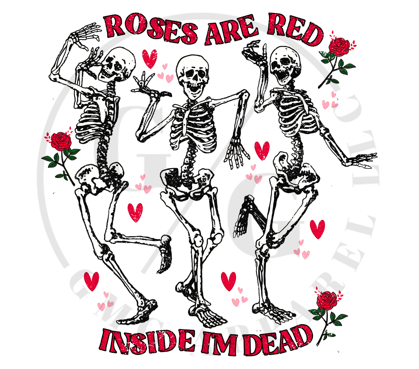 Roses Are Red Inside I'm Dead T-Shirt