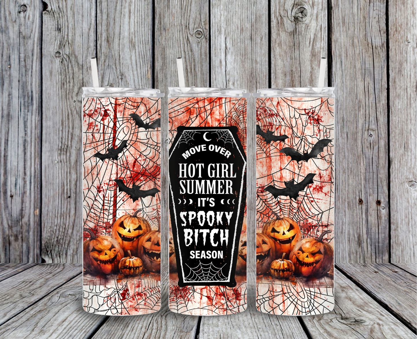 Spooky B*tch Season Tumbler