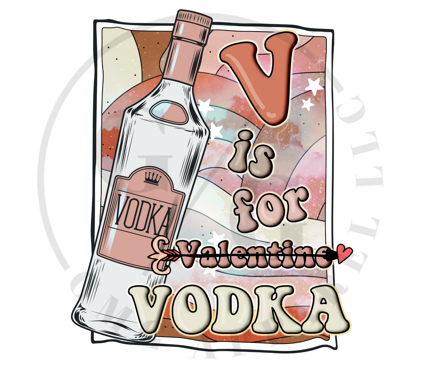 V Is For Vodka T-Shirt