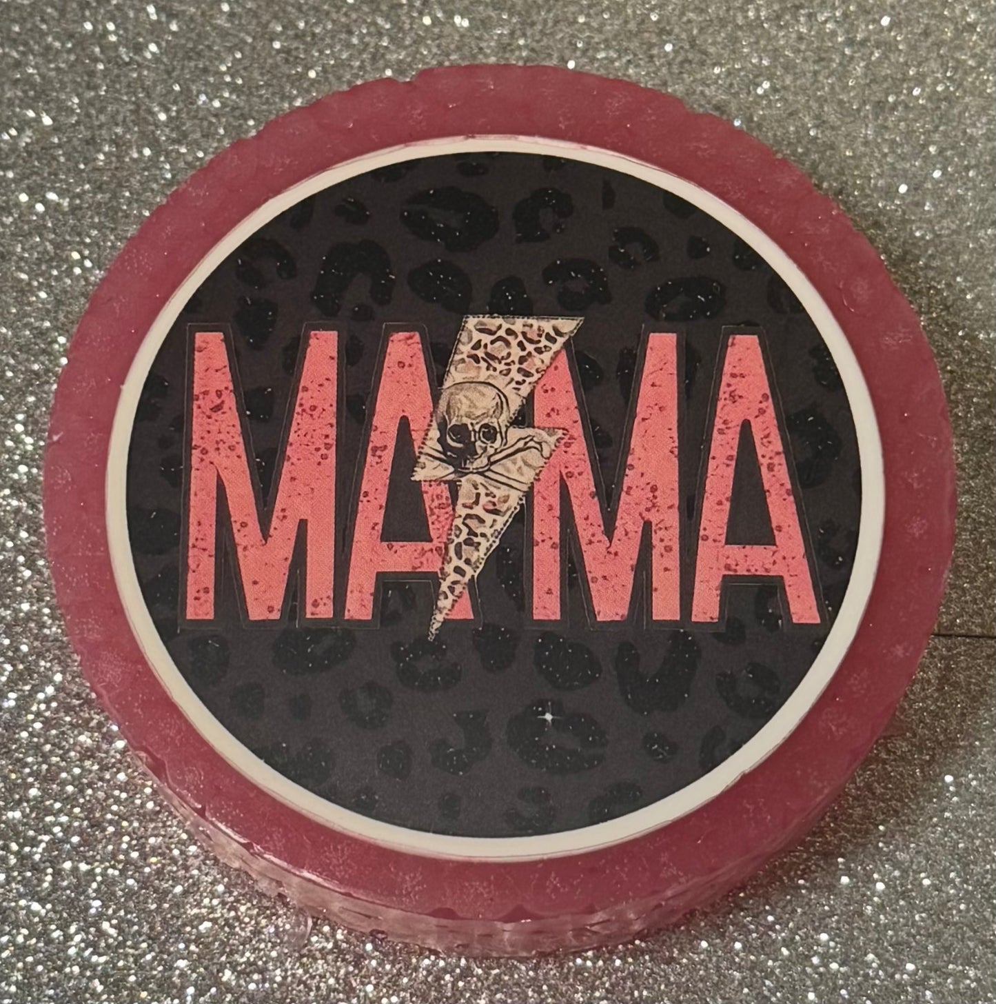 Pink Skull Mama | Volcano Blue