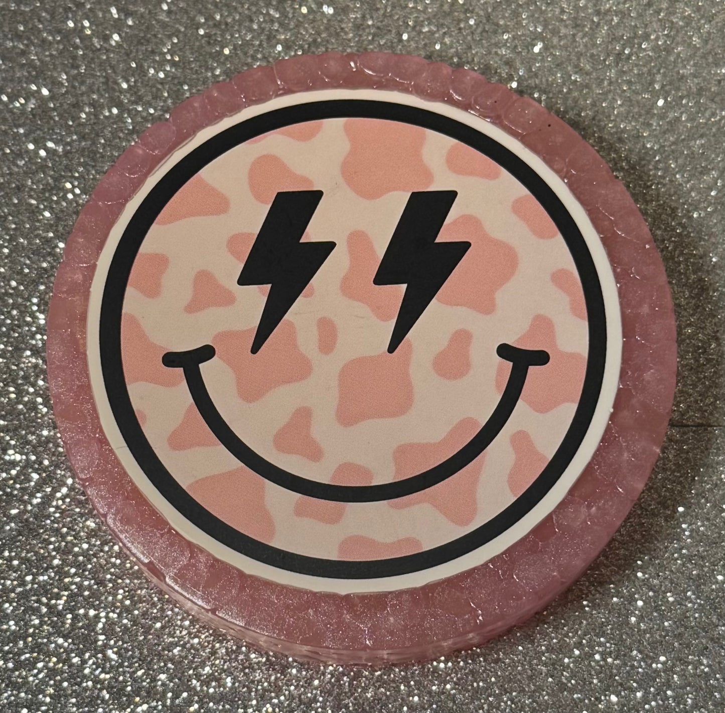 Pink Smiley | Blue Hawaiian