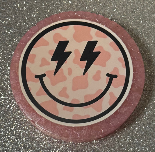 Pink Smiley | Blue Hawaiian
