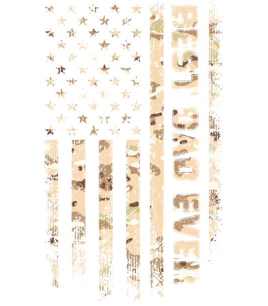 Flag Best Dad Print