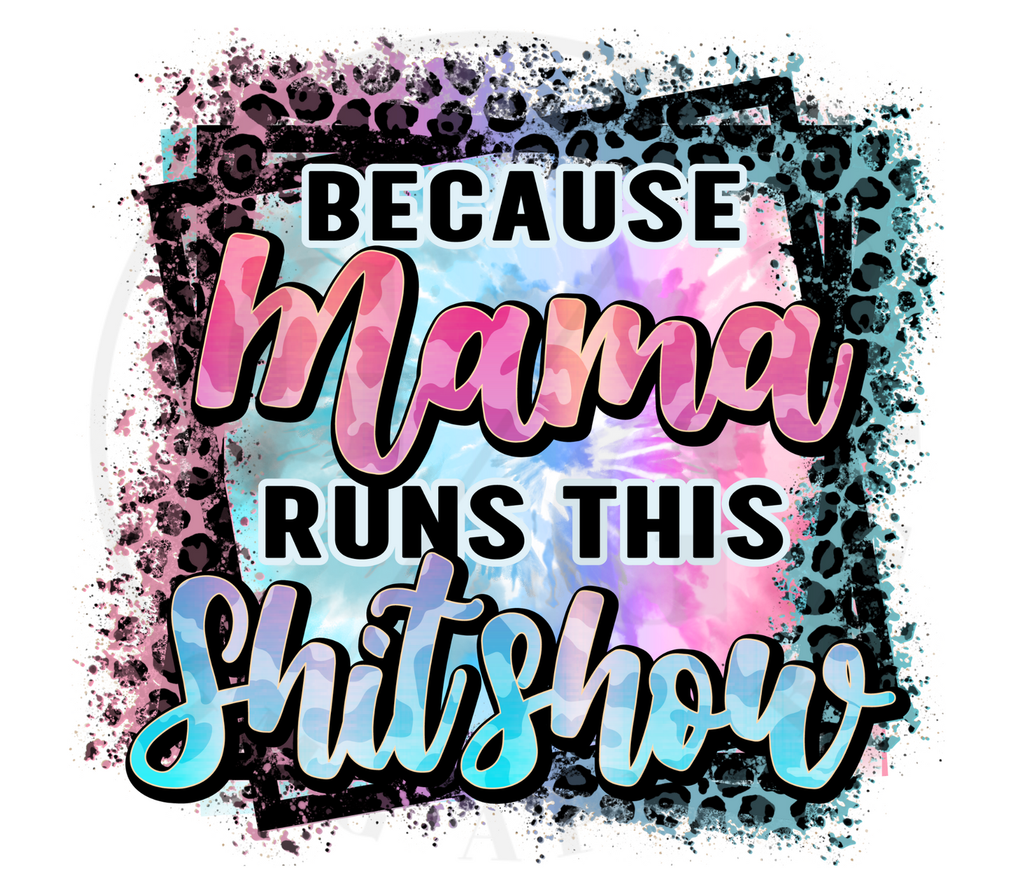 Mama Runs This T-Shirt