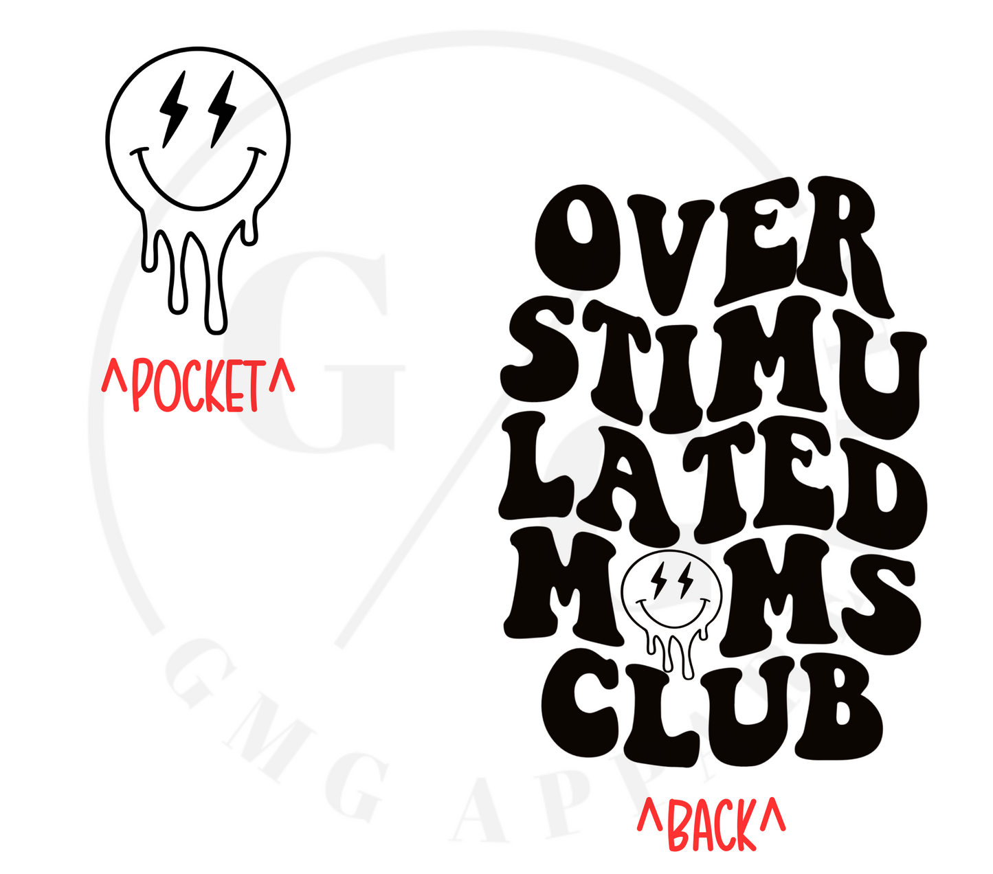 Overstimulated Moms Club T-Shirt